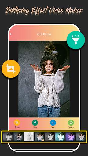 Birthday Effect Video Maker screenshot 3