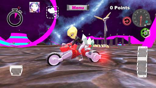 Bike Future Race Alien World by Kaufcom screenshot 2