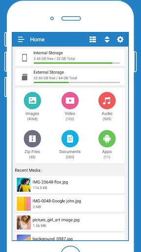 Smart USB OTG File Manager screenshot 1