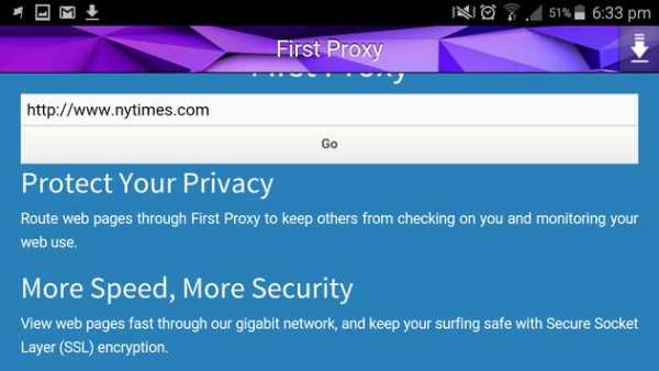 First Proxy screenshot 6