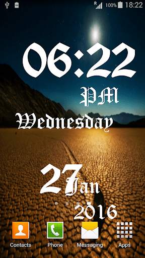 Awesome Clock Live Wallpaper screenshot 5