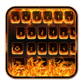 Hell Fire Flames Keyboard Theme иконка