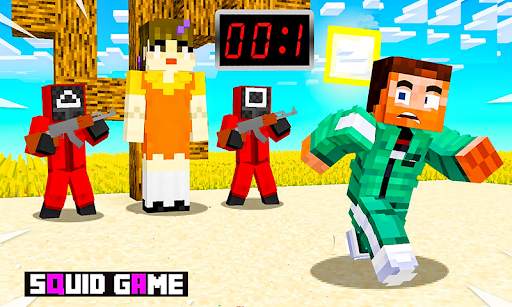 Mod Squid Game for minecraft screenshot 3