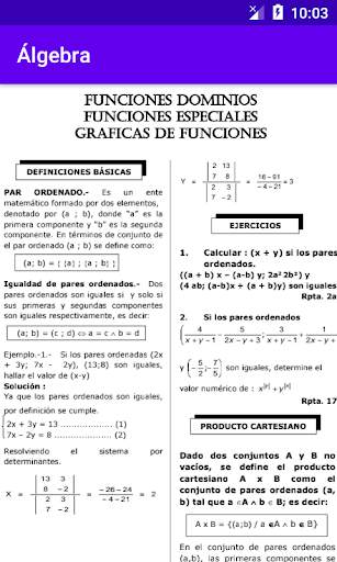 Álgebra Preuniversitario screenshot 5