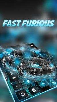 Fast Furious Keyboard Theme screenshot 3