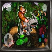 Donkey King Monkey " Kong Adventure Country " logo