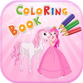 Princess Pony Coloring Book icon