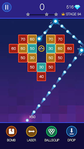 Bricks Breaker - Glow Balls screenshot 1