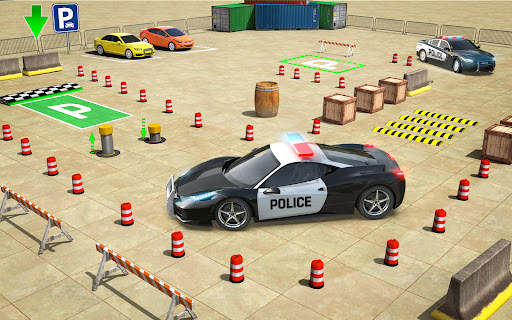 Police Car Parking School Game screenshot 4