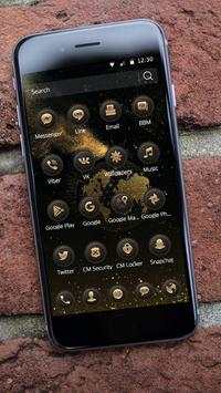Black gold business desktop theme screenshot 5