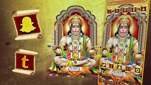 Hanuman Ji Launcher Theme screenshot 2