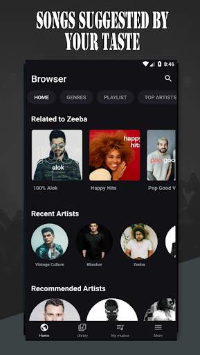 Fyzer Music Player mp3 screenshot 2