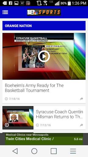 MyTwinTiers WETM 18 Sports App screenshot 3