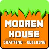 Modren House Crafting Building Pocket Edition logo