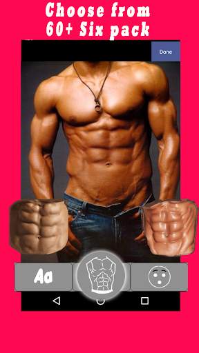Six Pack Abs Maker 2 تصوير الشاشة