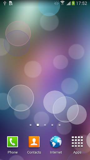 3D Bokeh Live Wallpaper Lite screenshot 1