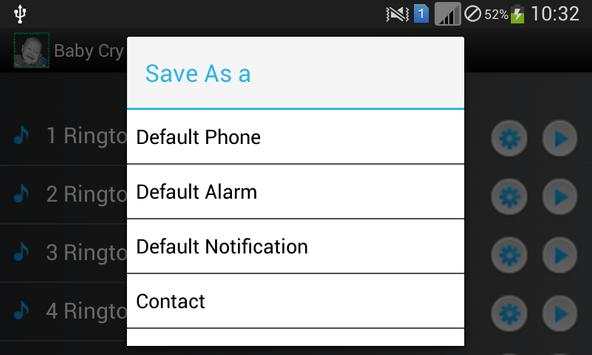 Funny Baby Cry Ringtones screenshot 6