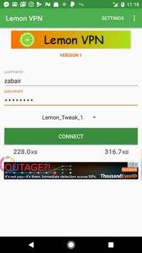 Lemon VPN screenshot 2