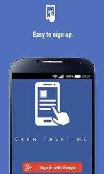 Earn Talktime स्क्रीनशॉट 1