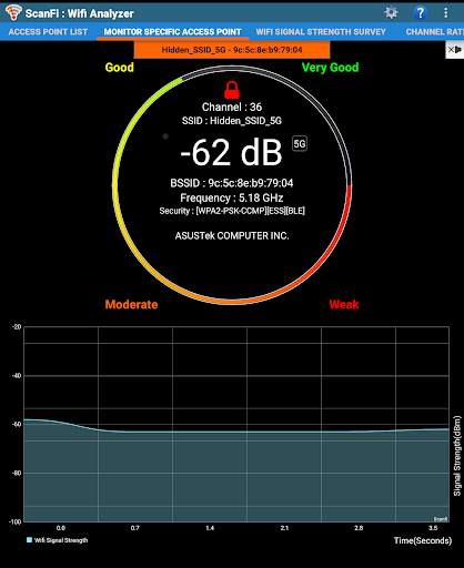ScanFi : WiFi Analyzer and Surveyor screenshot 10
