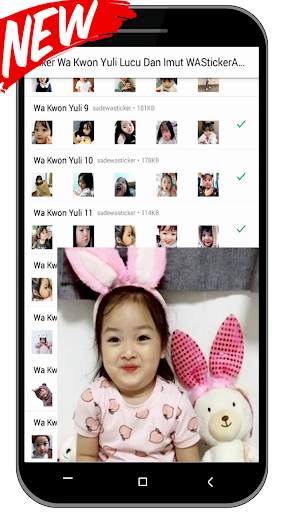 Stiker Wa Kwon Yuli Lucu Dan Imut WAStickerApps screenshot 2