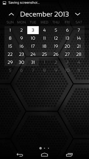 Monthly Calendar Widget screenshot 3