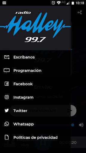 Radio Halley screenshot 2