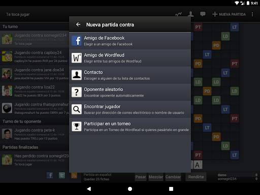 Wordfeud screenshot 3