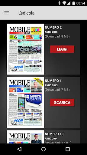 Mobile News screenshot 1