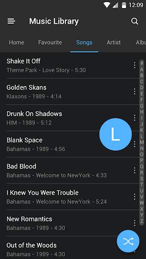 Lark Player Theme - Night screenshot 4