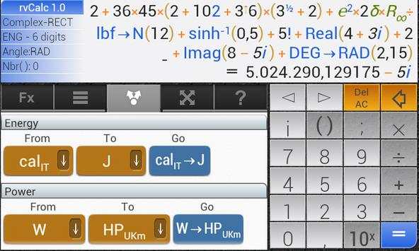 rvCalc Calculator FREE screenshot 5
