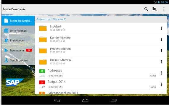 SAP Mobile Documents screenshot 6