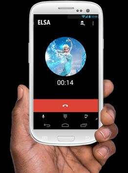 Fake Call From Princess Elsa 1 تصوير الشاشة