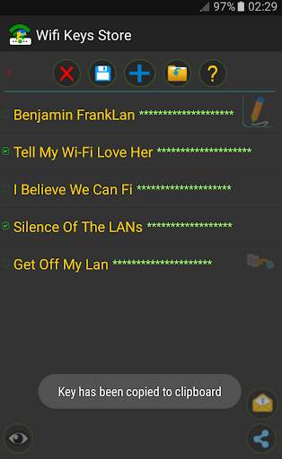 Wifi Keys Store screenshot 1