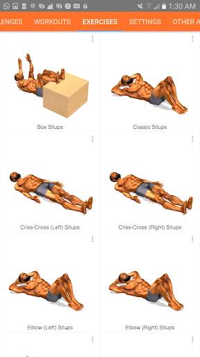 3D Sit Ups Home Workout screenshot 2
