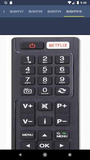 Bush TV Remote 7 تصوير الشاشة