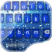 Raindrops theme kika keyboard 1.5