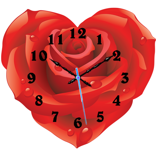 Rose Flower Clock icon