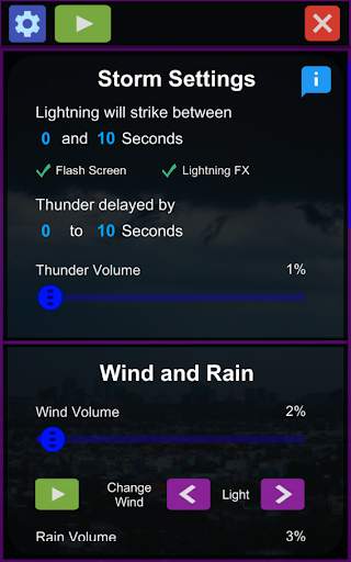Thunder Sounds, Storm Simulator screenshot 2