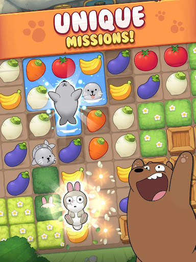 We Bare Bears Match3 Repairs 9 تصوير الشاشة