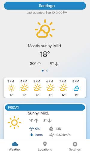 Simple Weather App screenshot 1