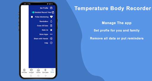 Temperature Body Health Recorder screenshot 2