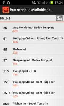 Singapore Bus Stops screenshot 4