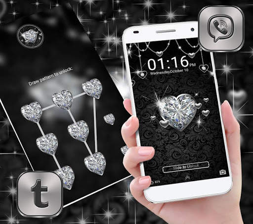 Diamond Heart Launcher Theme screenshot 5