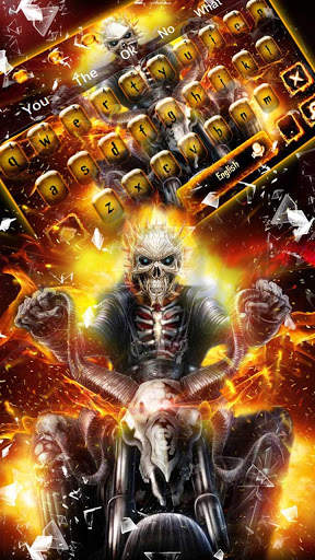 Fire Skull Rider Keyboard screenshot 2
