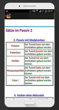 Deutsche Grammatik Verben screenshot 3