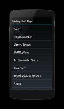 Galaxy Music Player screenshot 5