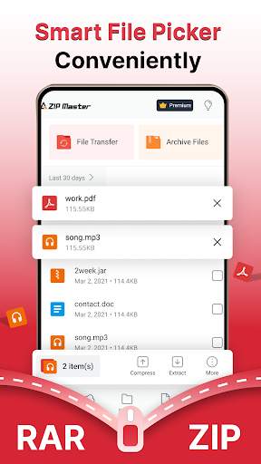 AZIP Lite: ZIP / RAR, Unzip screenshot 4