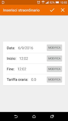 Calcolo straordinari screenshot 2