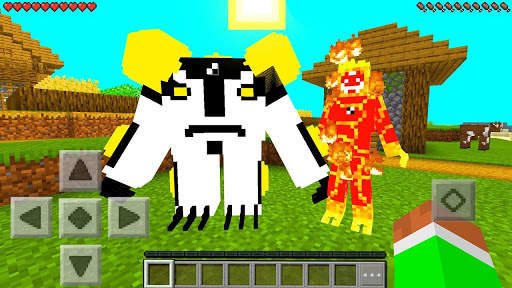 Mod Ben Alien 10 For Minecraft PE Addon Skins 2021 screenshot 4